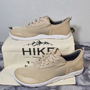 NWT Hike Footwear HF Stride Beige Barefoot Sneaker Unisex Mens Size 11 EU 44